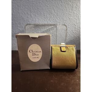 Dior Gold and Black Women's Wallet